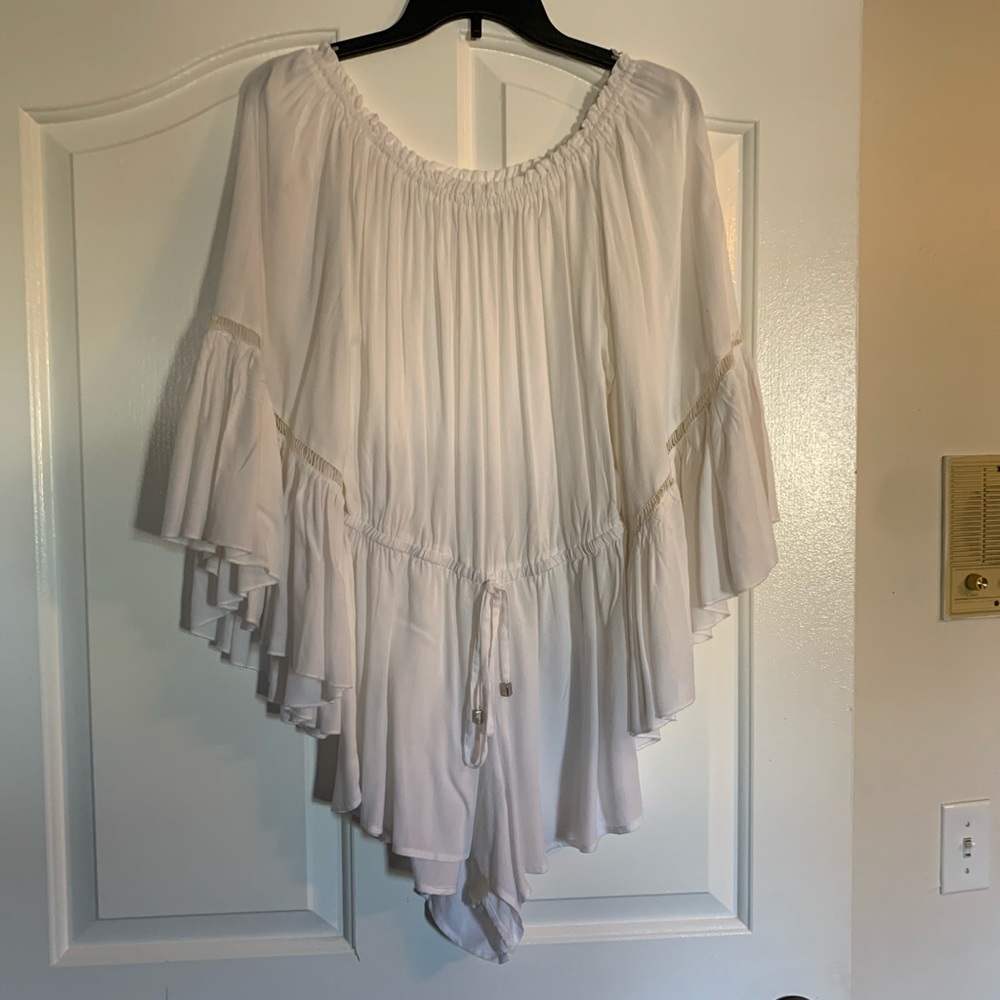 ladies white romper